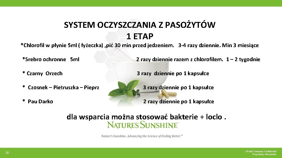 SYSTEM OCZYSZCZANIA Z PASOŻYTÓW 1 ETAP *Chlorofil w płynie 5 ml ( łyżeczka) , SYSTEM OCZYSZCZANIA Z PASOŻYTÓW 1 ETAP *Chlorofil w płynie 5 ml ( łyżeczka) ,