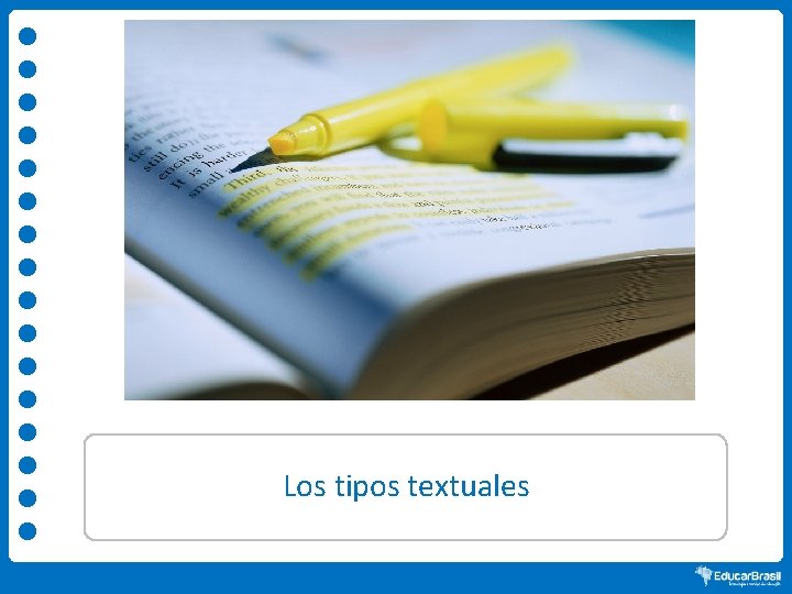 Los tipos textuales 