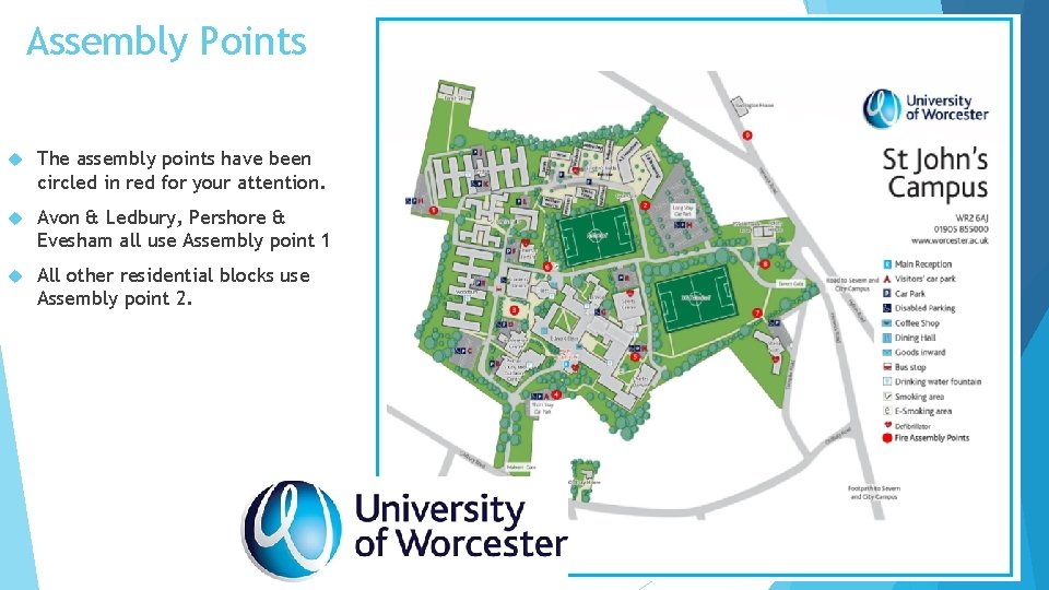 Assembly Points The assembly points have been circled in red for your attention. Avon Assembly Points The assembly points have been circled in red for your attention. Avon