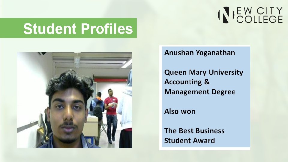 Student Profiles 
