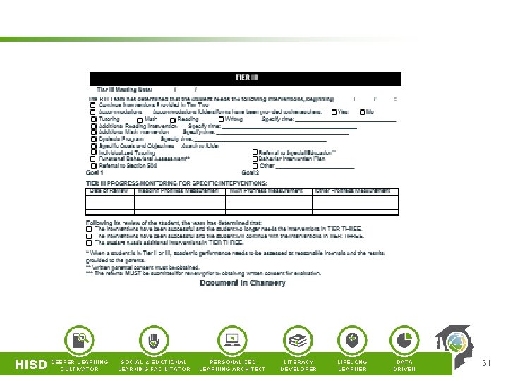 HISD DEEPER-LEARNING CULTIVATOR SOCIAL & EMOTIONAL LEARNING FACILITATOR PERSONALIZED LEARNING ARCHITECT LITERACY DEVELOPER LIFELONG HISD DEEPER-LEARNING CULTIVATOR SOCIAL & EMOTIONAL LEARNING FACILITATOR PERSONALIZED LEARNING ARCHITECT LITERACY DEVELOPER LIFELONG