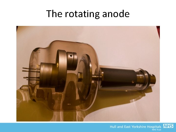 The rotating anode 