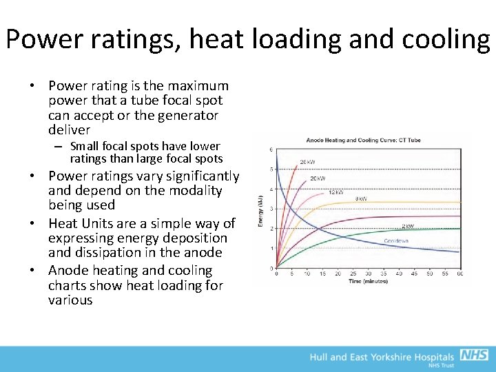 Power ratings, heat loading and cooling • Power rating is the maximum power that