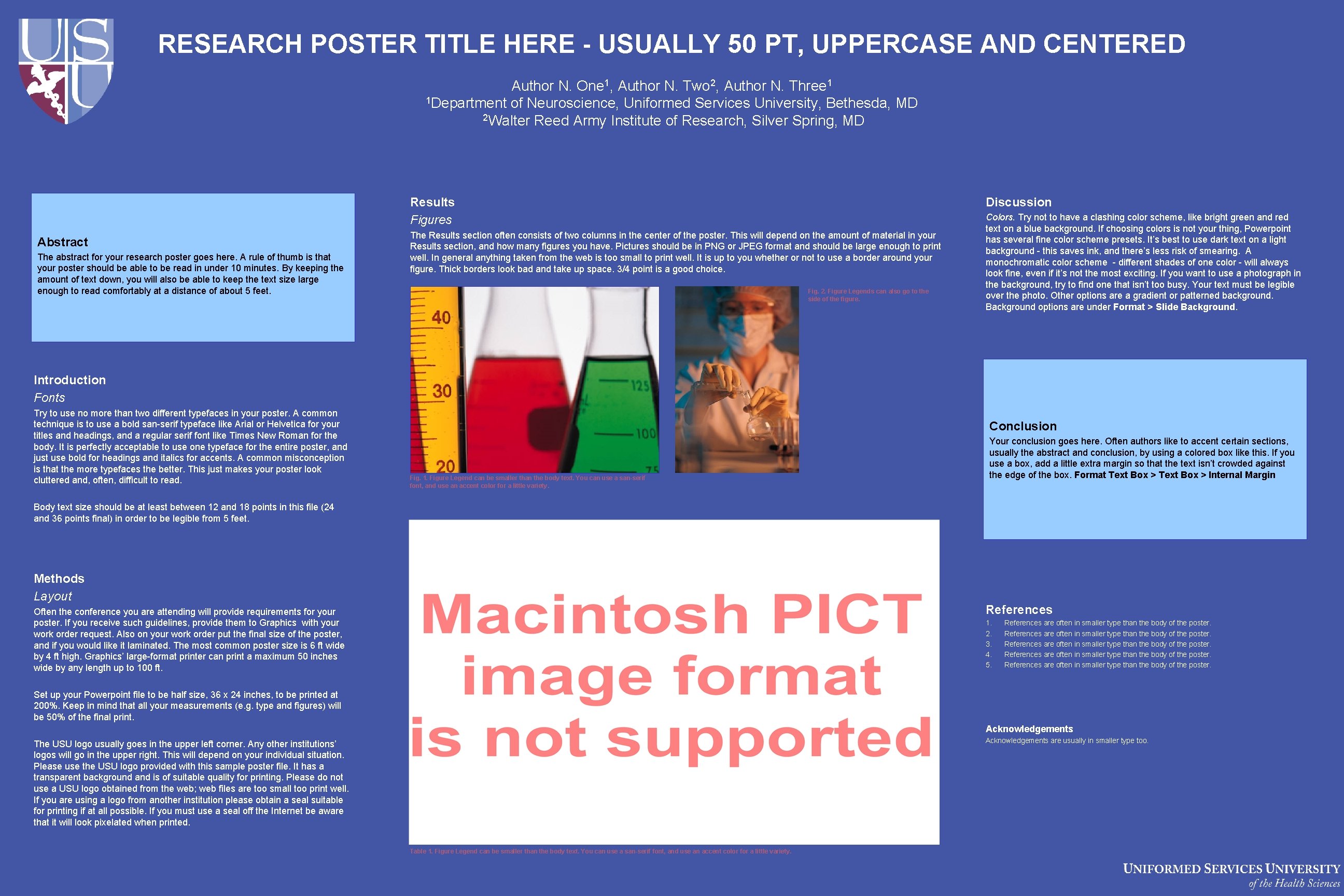 RESEARCH POSTER TITLE HERE - USUALLY 50 PT, UPPERCASE AND CENTERED Author N. One RESEARCH POSTER TITLE HERE - USUALLY 50 PT, UPPERCASE AND CENTERED Author N. One