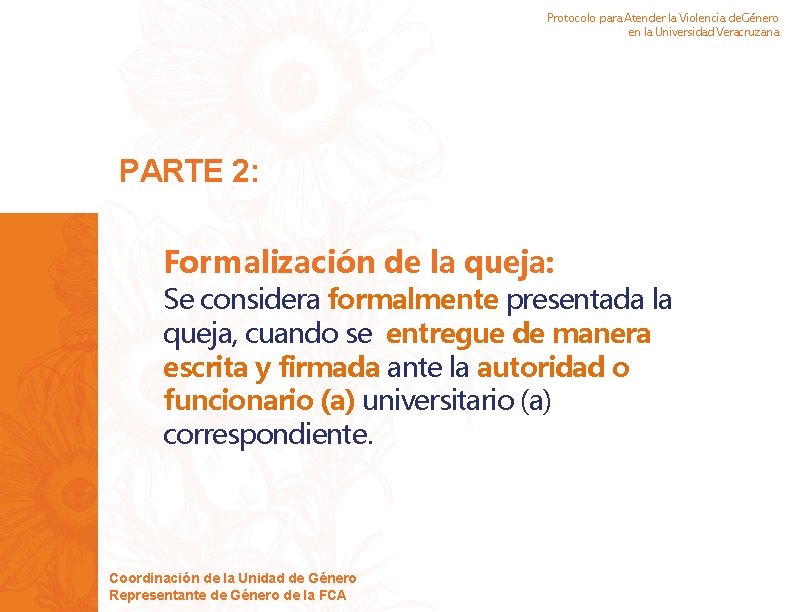 Protocolo para Atender la Violencia de Gnero en