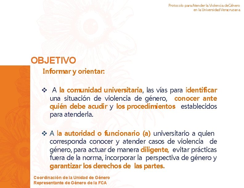 Protocolo para Atender la Violencia de Gnero en