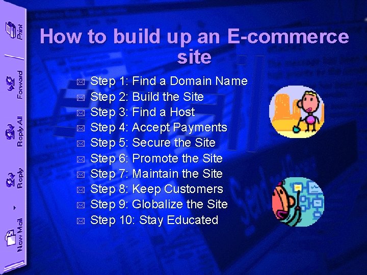 How to build up an E-commerce site * * * * * Step 1: