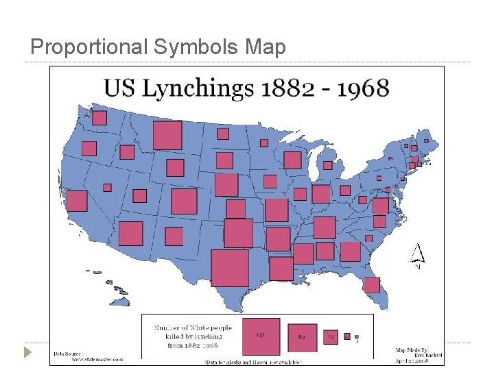 Proportional Symbols Map Proportional Symbols Map