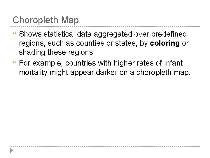 Choropleth Map Shows statistical data aggregated over predefined regions, such as counties or states, Choropleth Map Shows statistical data aggregated over predefined regions, such as counties or states,