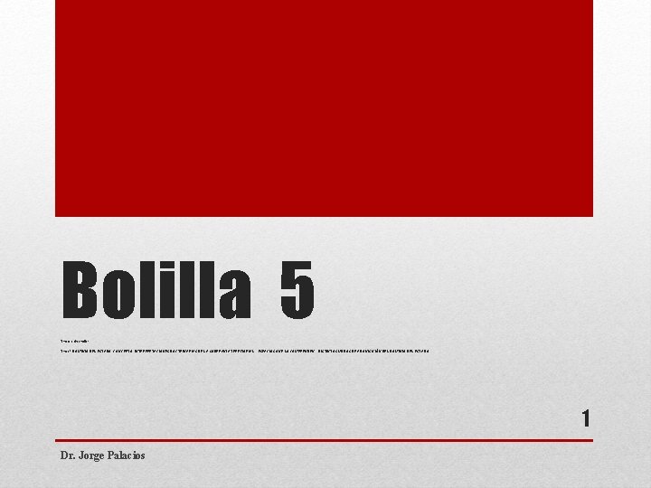 Bolilla 5 Temas a desarrollar: Tema 1 DOMINIO DEL ESTADO: CONCEPTO- INTERPRETACIONES DOCTRINARIAS DE