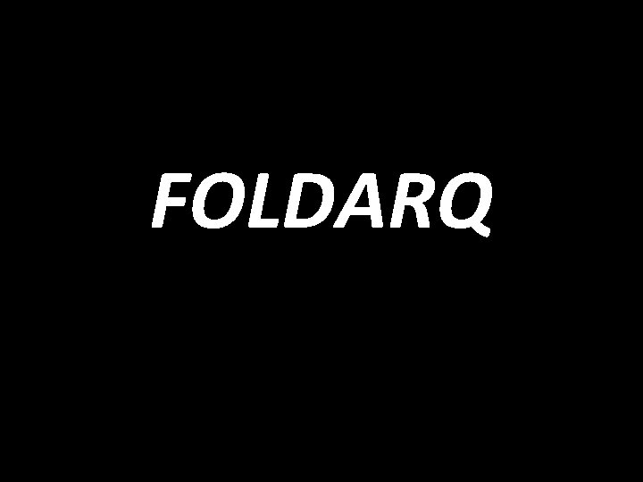 FOLDARQ 