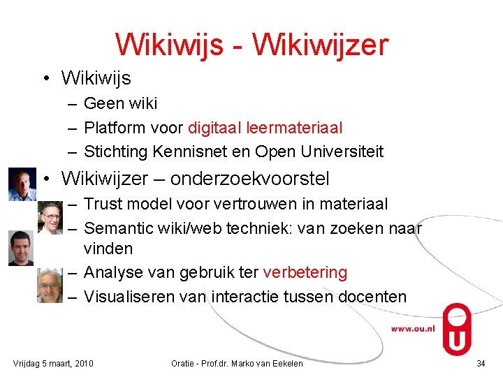 Wikiwijs - Wikiwijzer • Wikiwijs – Geen wiki – Platform voor digitaal leermateriaal –