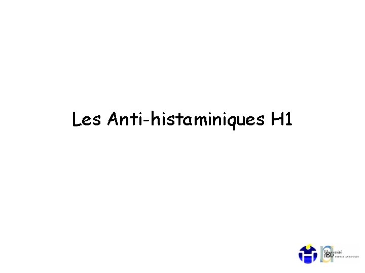Les Anti-histaminiques H 1 86 