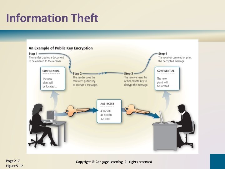 Information Theft Page 217 Figure 5 -12 Copyright © Cengage Learning. All rights reserved.