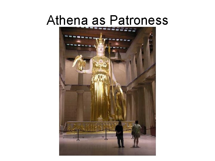 Athena as Patroness 