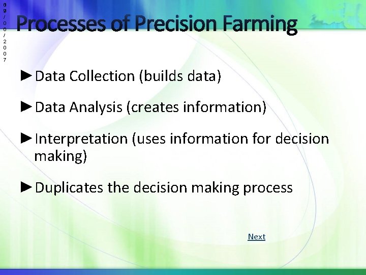 1 0 7 9 / 0 6 / 2 0 0 7 Processes of