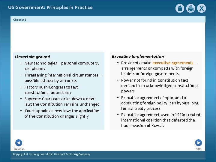 US Government: Principles in Practice Chapter 3 Uncertain ground • New technologies—personal computers, • US Government: Principles in Practice Chapter 3 Uncertain ground • New technologies—personal computers, •