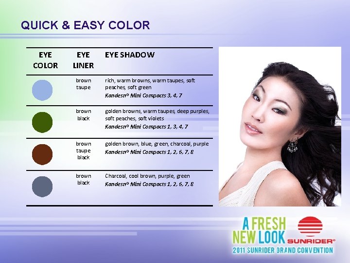 QUICK & EASY COLOR EYE LINER EYE SHADOW brown taupe rich, warm browns, warm QUICK & EASY COLOR EYE LINER EYE SHADOW brown taupe rich, warm browns, warm