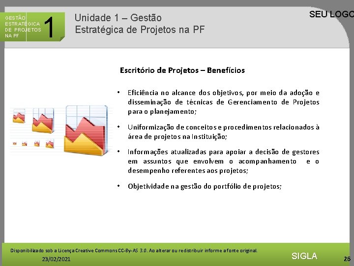 GESTÃO ESTRATÉGICA DE PROJETOS NA PF 1 Unidade 1 – Gestão Estratégica de Projetos