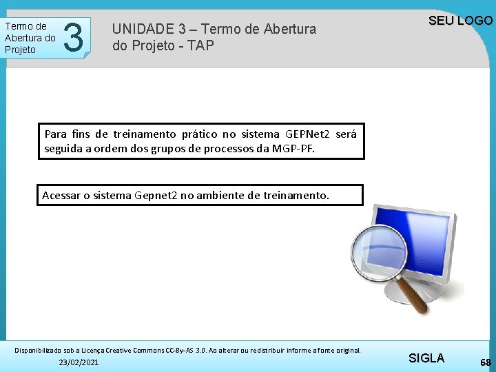 Termo de Abertura do Projeto 2 3 UNIDADE 3 – Termo de Abertura do