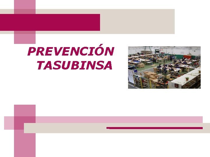 PREVENCIÓN TASUBINSA 