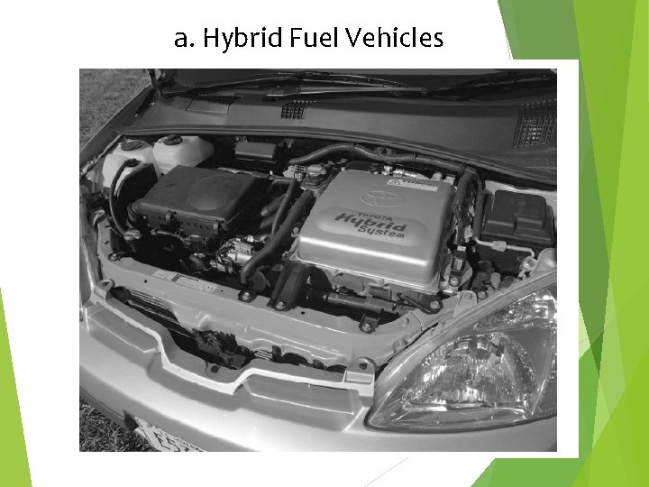a. Hybrid Fuel Vehicles 30 