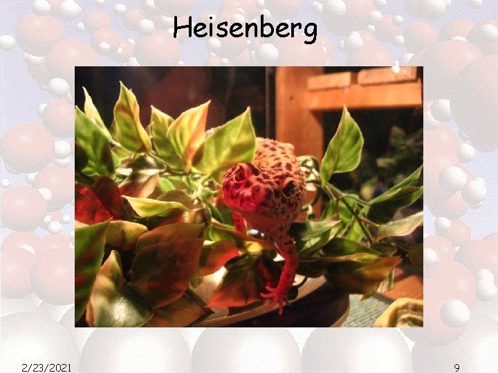 Heisenberg 2/23/2021 9 