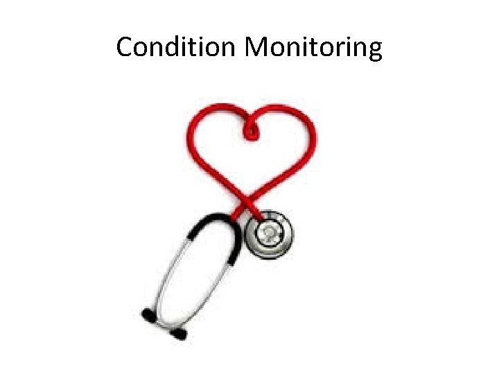 Condition Monitoring 