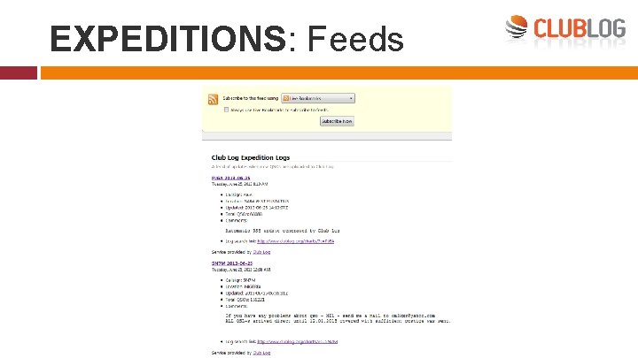 EXPEDITIONS: Feeds 