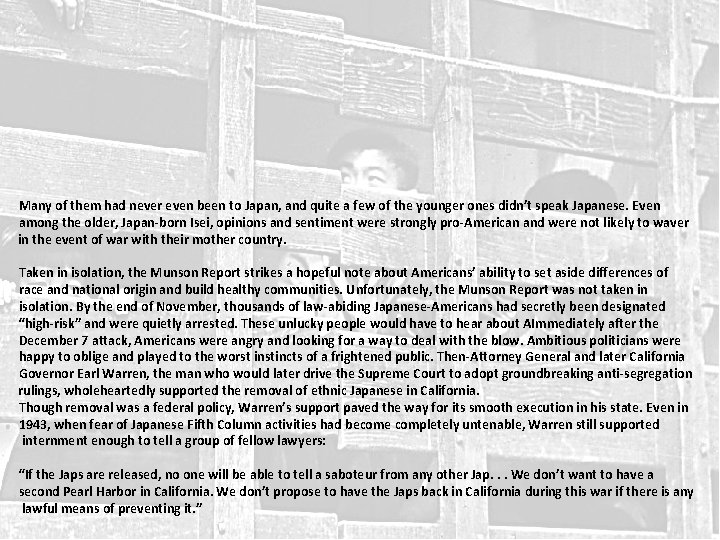 Many of them had never even been to Japan, and quite a few of