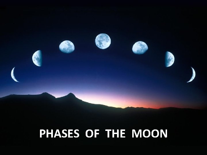 PHASES OF THE MOON 