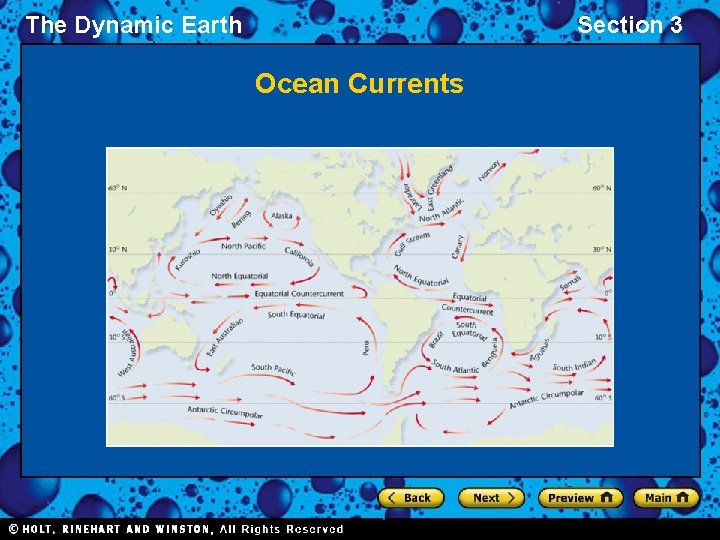 The Dynamic Earth Section 3 Ocean Currents 