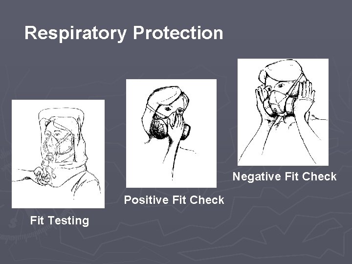 Respiratory Protection Negative Fit Check Positive Fit Check Fit Testing 
