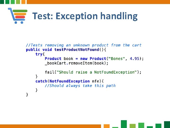 Test: Exception handling 