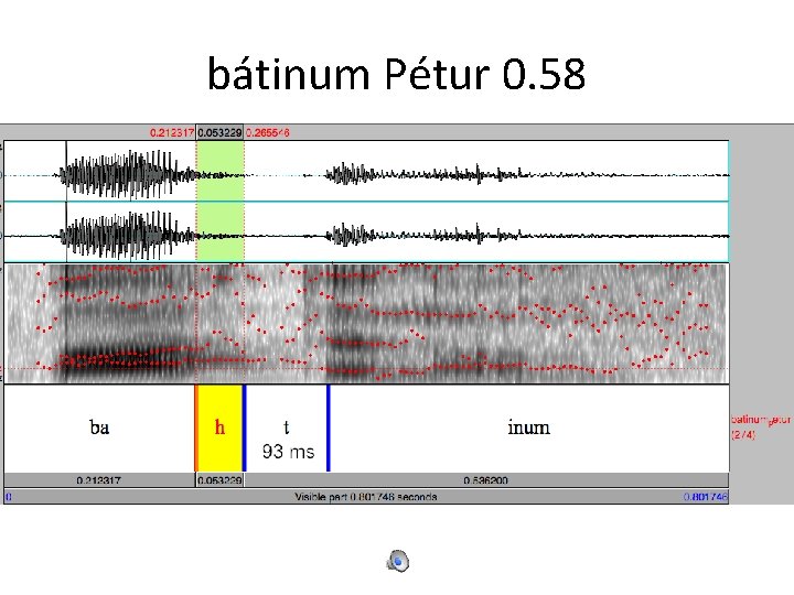 bátinum Pétur 0. 58 