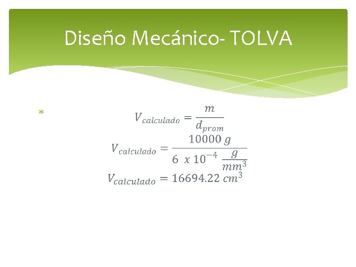 Diseño Mecánico- TOLVA 