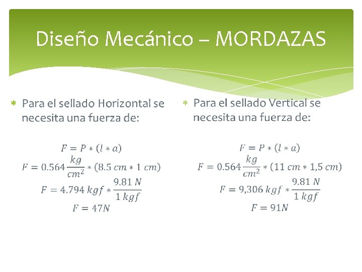 Diseño Mecánico – MORDAZAS 