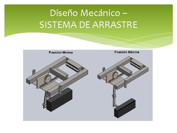 Diseño Mecánico – SISTEMA DE ARRASTRE 