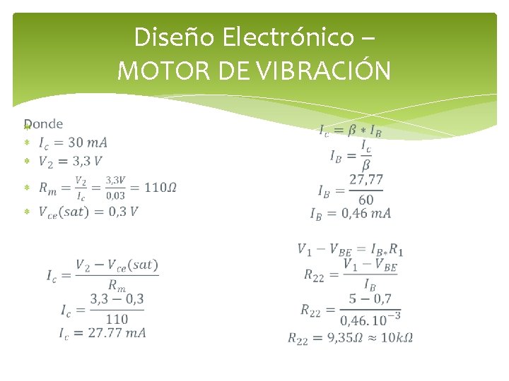 Diseño Electrónico – MOTOR DE VIBRACIÓN 