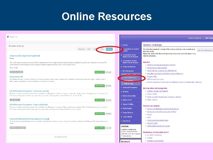 Online Resources Online Resources