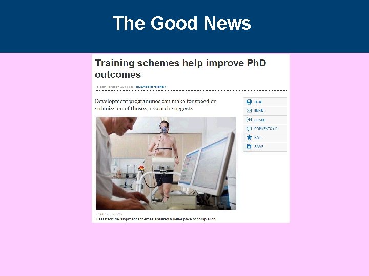 The Good News The Good News