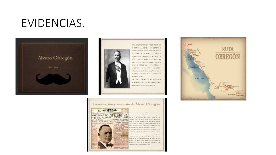 EVIDENCIAS. 