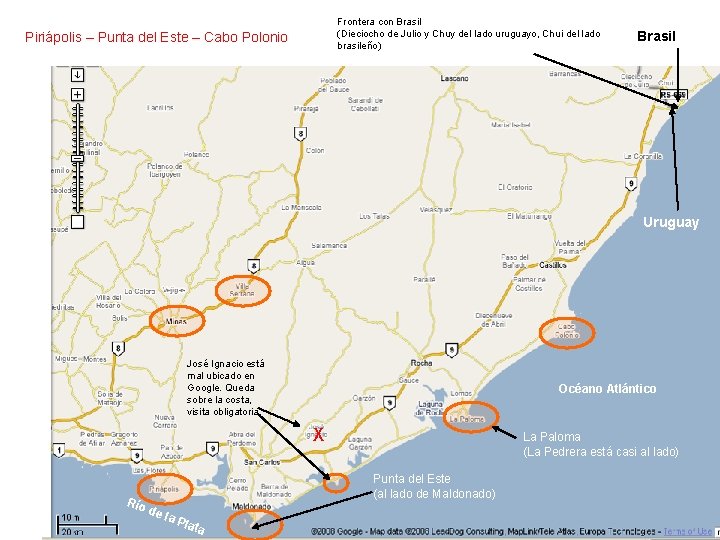 Frontera con Brasil (Dieciocho de Julio y Chuy del lado uruguayo, Chui del lado
