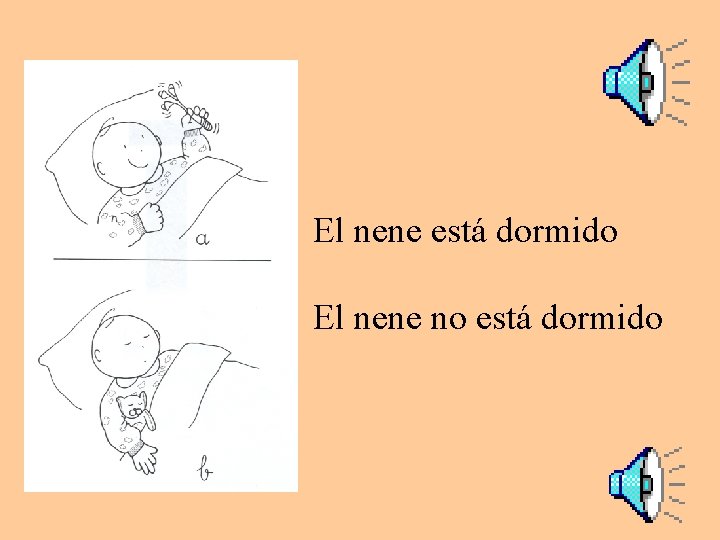 El nene está dormido El nene no está dormido 