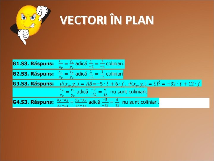 VECTORI ÎN PLAN 