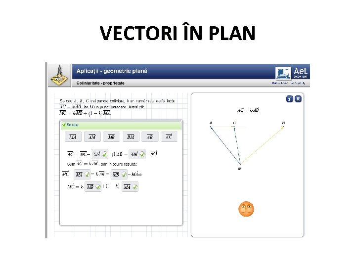 VECTORI ÎN PLAN 