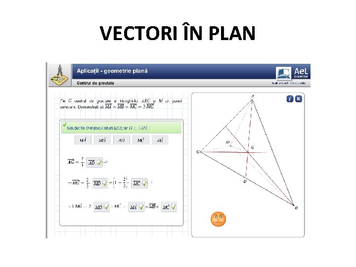 VECTORI ÎN PLAN 