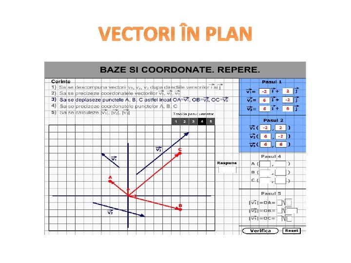 VECTORI ÎN PLAN 