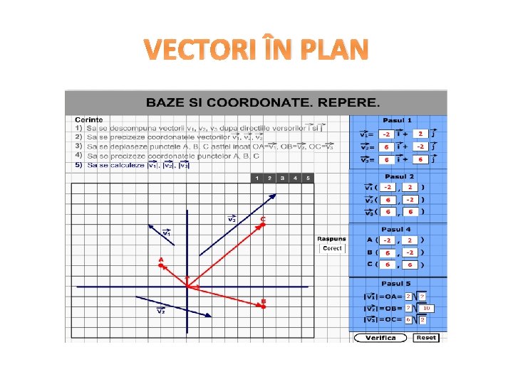 VECTORI ÎN PLAN 