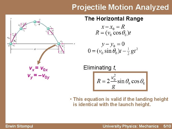 Lecture 5 Ch 4 TWO AND THREEDIMENSIONAL MOTION